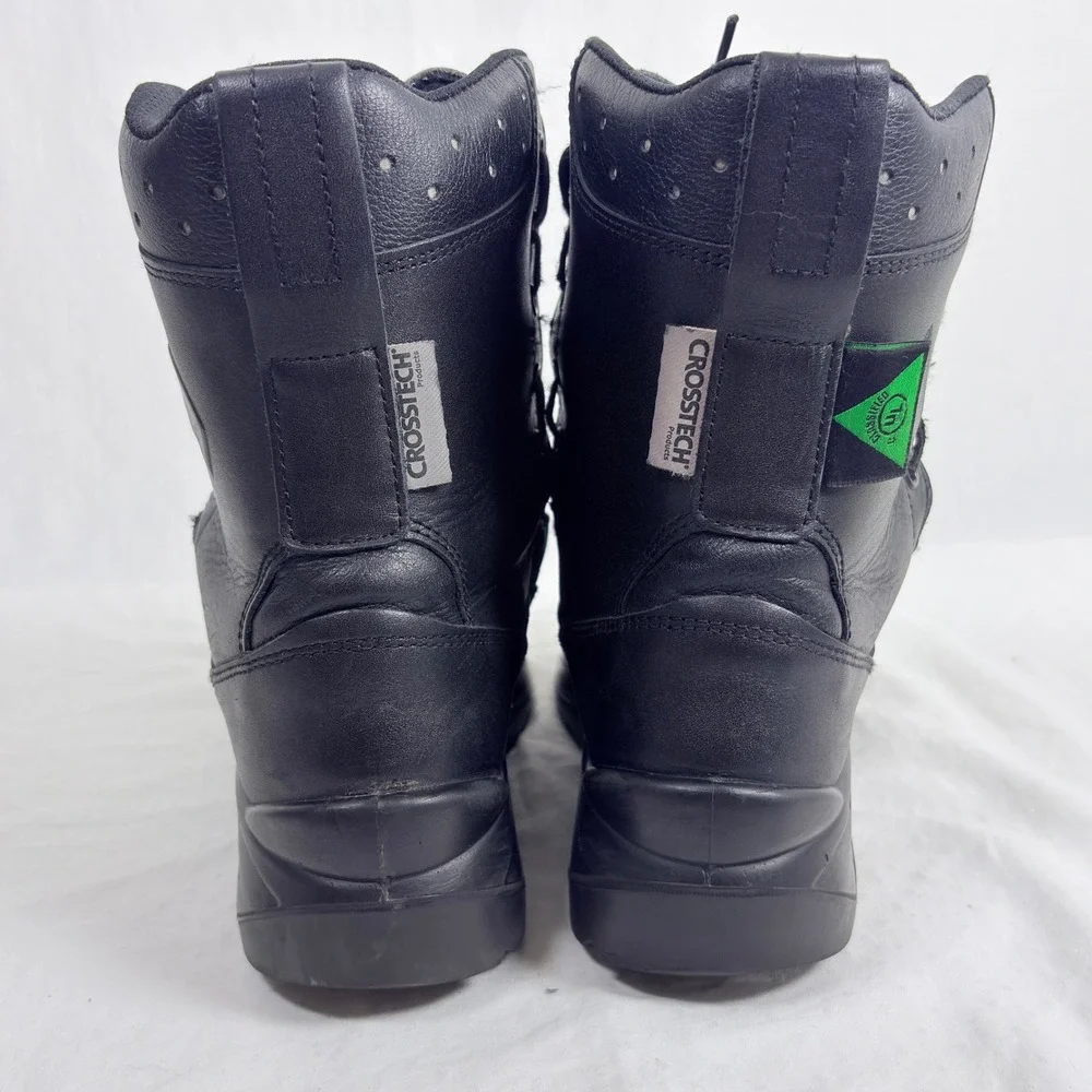 Haix Airpower R1 Black Leather EMS Station Crosstech Boots Mens 7.5W Womens 9
